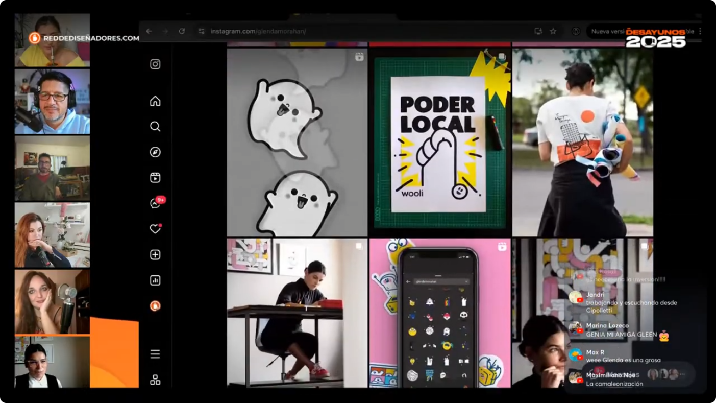 Glenda Morahan invitada a Streaming para hablar sobre el dilema: ¿Diseñador con estilo propio o camaleón del cliente - T06.011 - DESAYUNOS CON DISEÑADORES - YouTube